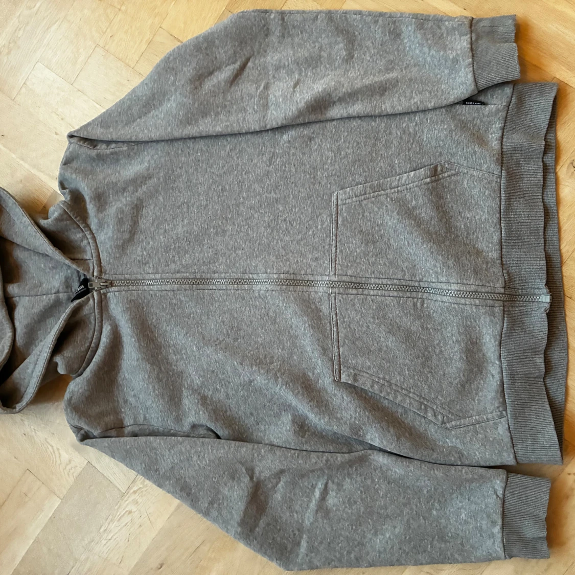 Grå hoodie med dragkedja Only & Sons - 1