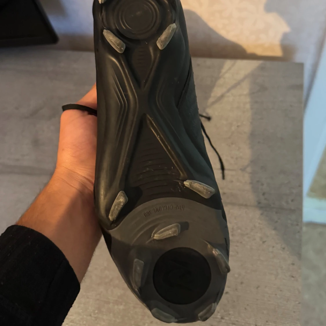 Svarta Nike fotbollsskor med dobbar - 2