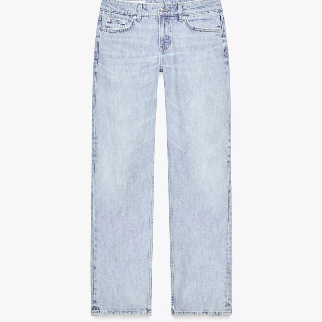 Ljusblå raka jeans från ZARA
