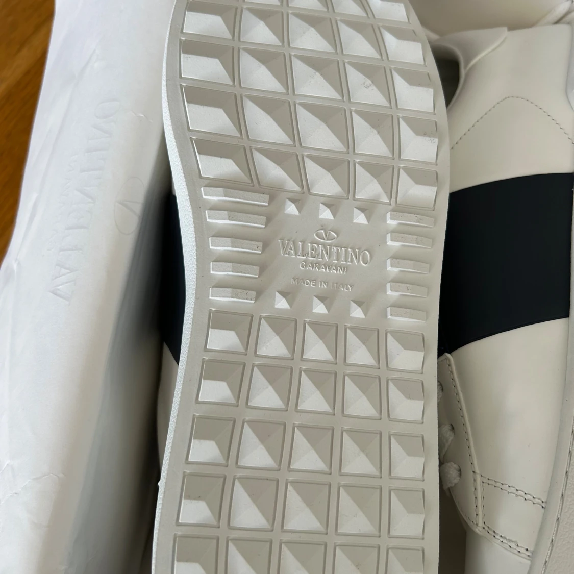 Valentino Garavani Open sneakers vit/svart - 3