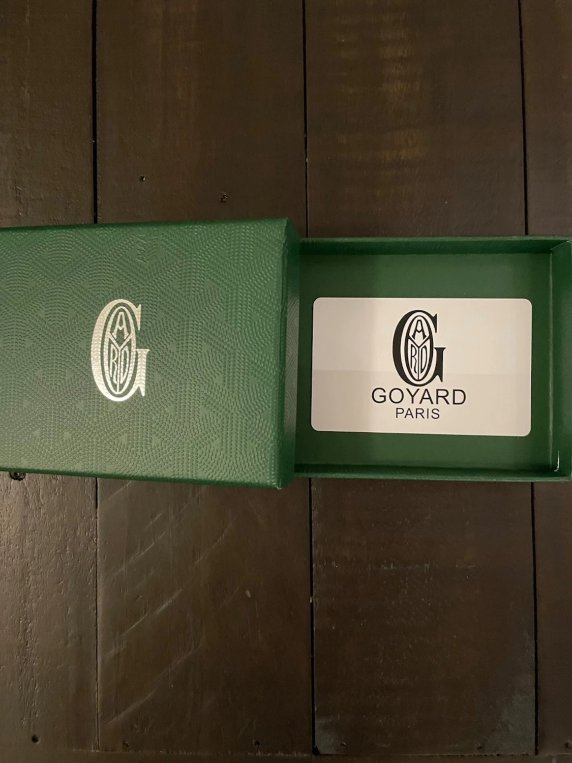 Grön korthållare - 2