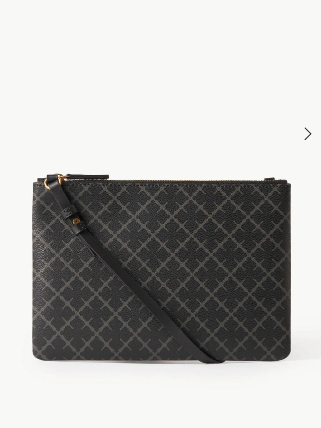 Svart rutig kuvertväska från By Malene Birger