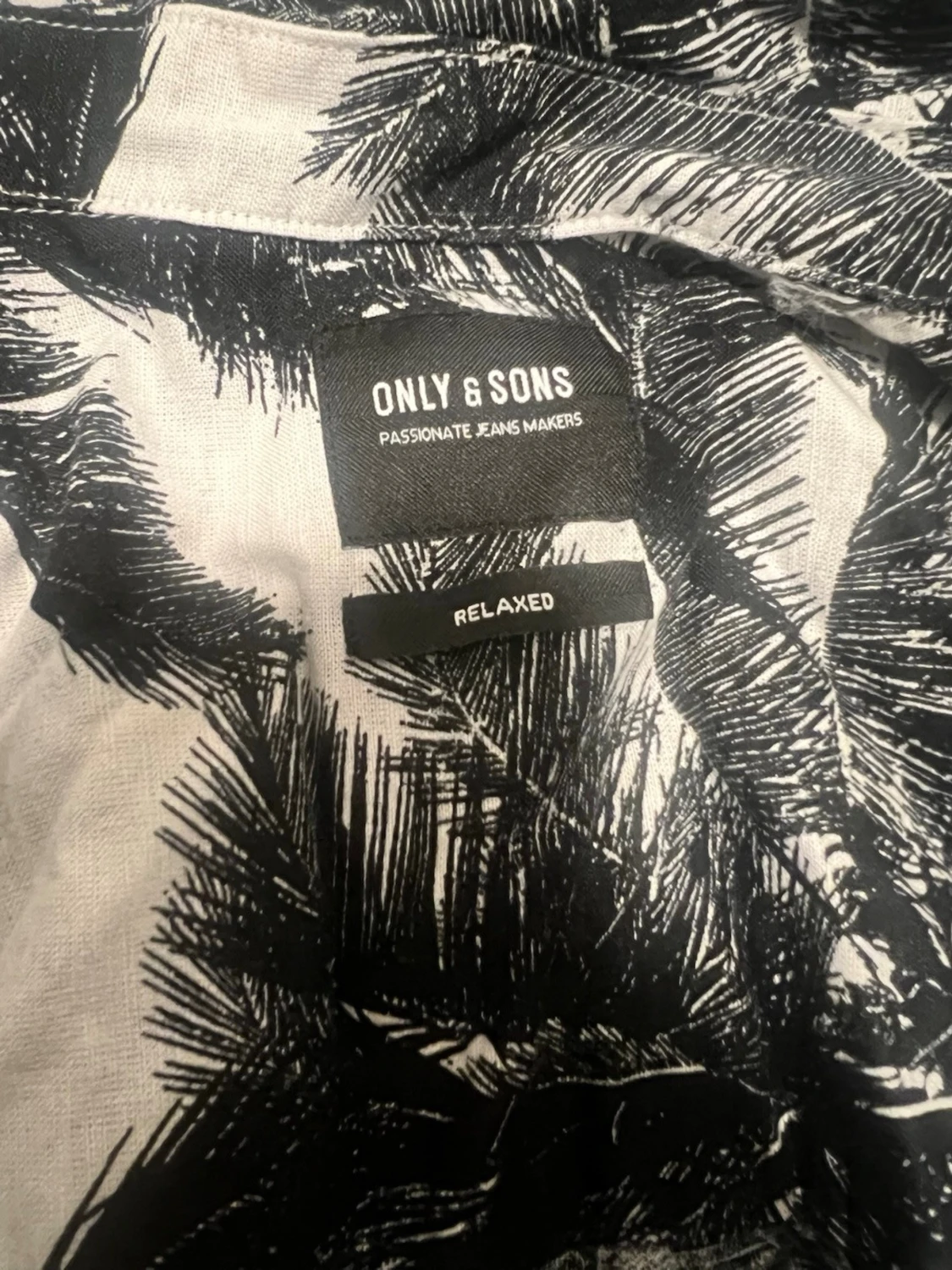 Svartvit skjorta från Only & Sons - 2