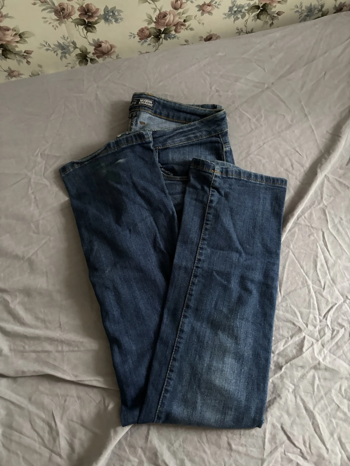 Blå jeans från Esmara Modern Straight - 1