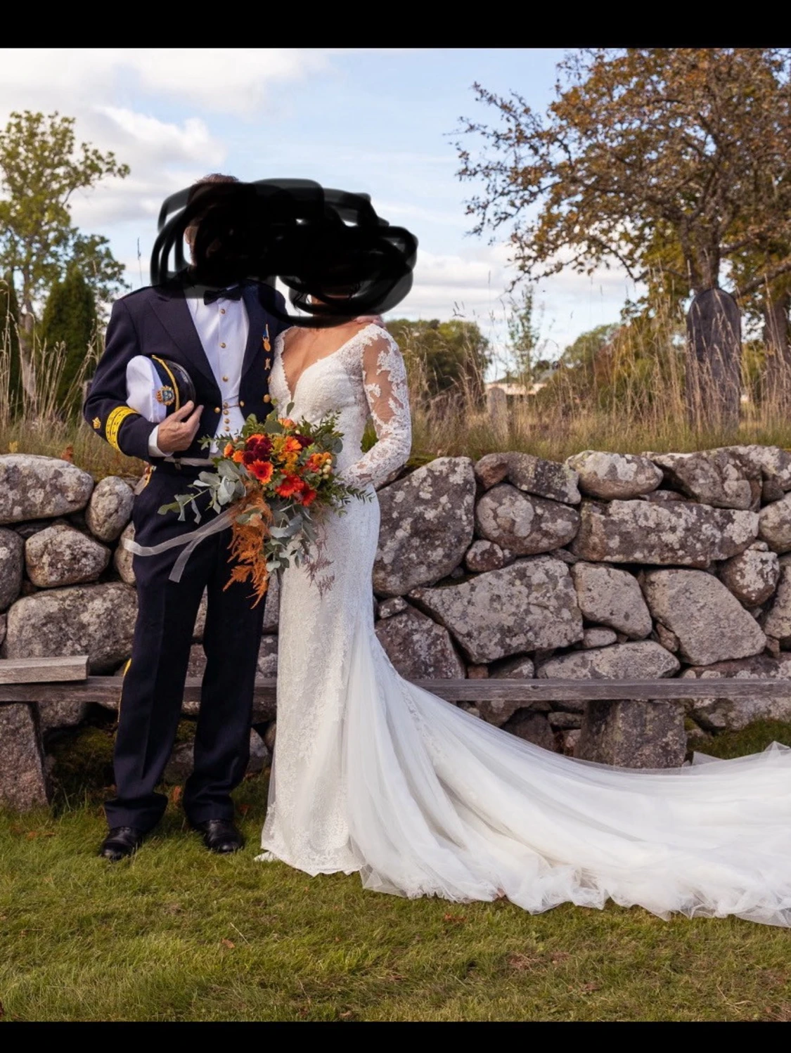 Bröllopsklänning Pronovias sjöljungru modell st 36/38 - 5