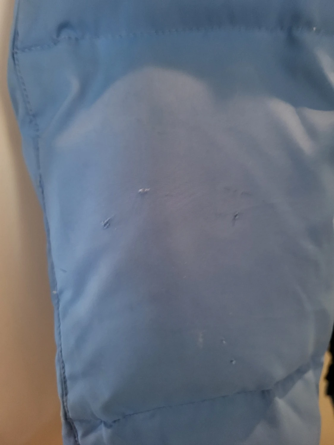 Blå dunjacka från Tuxer med huva - 4