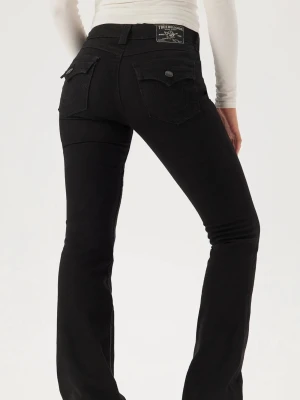 Svarta True Religion bootcut jeans - Supersnygga svarta jeans från true religion! Det är låg midja. Hör av er för fler bilder och funderingar🫶🏻 Knappt använda!