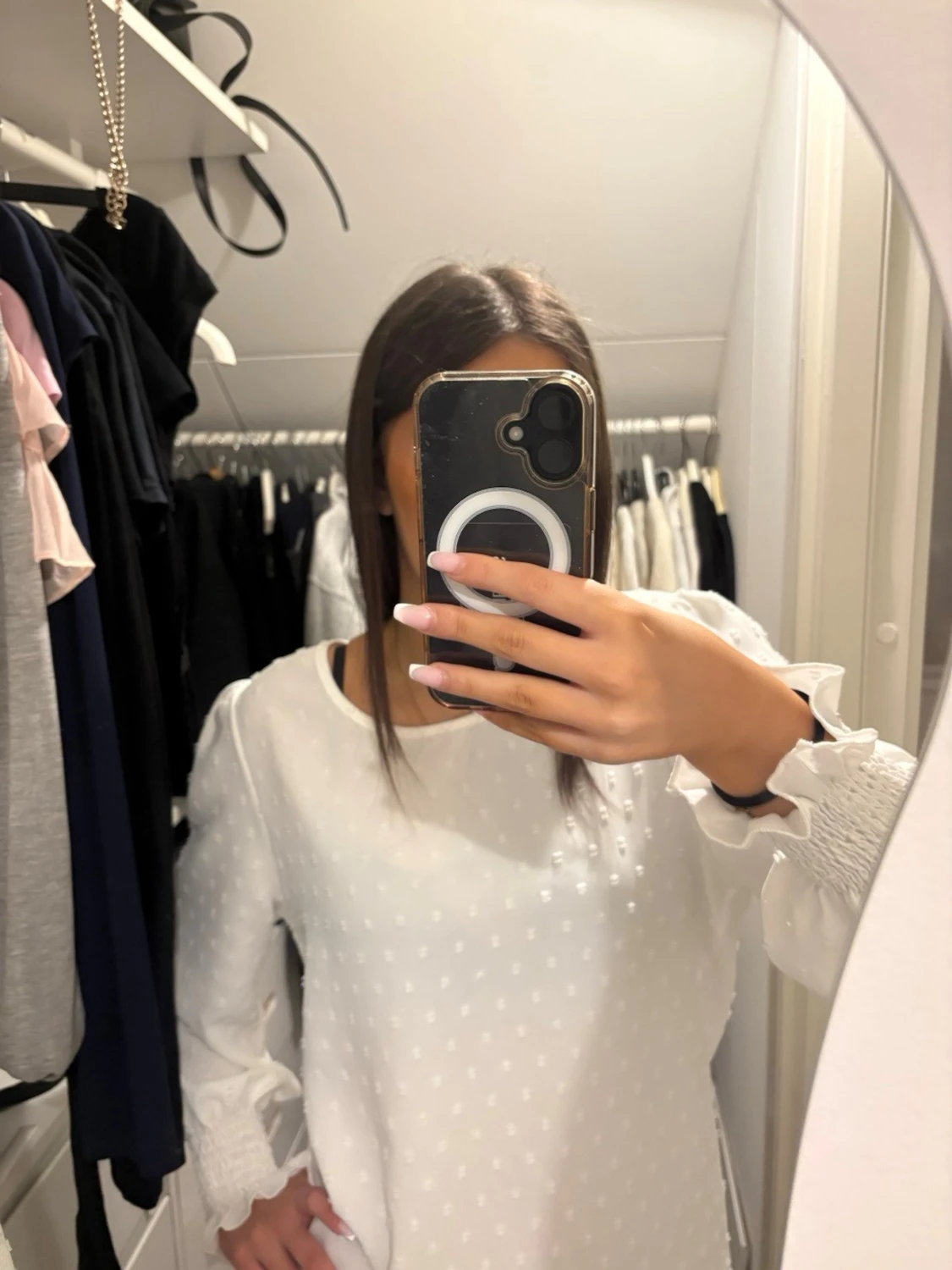 Vit super fin blus - 2