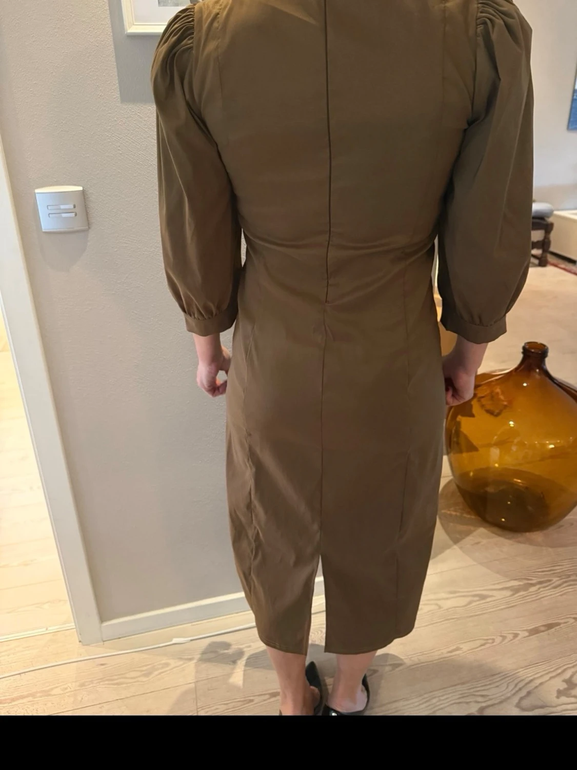 Brun långklänning från Nümph - 2