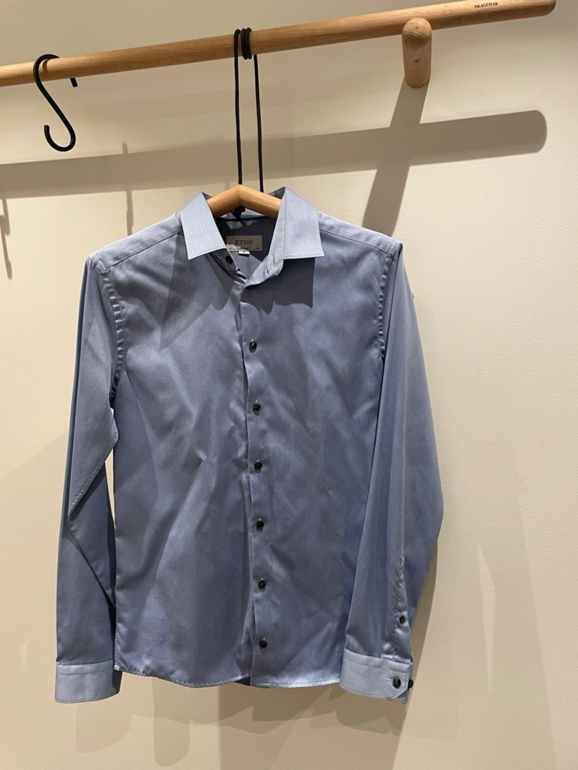 Blå super slim skjorta från Eton