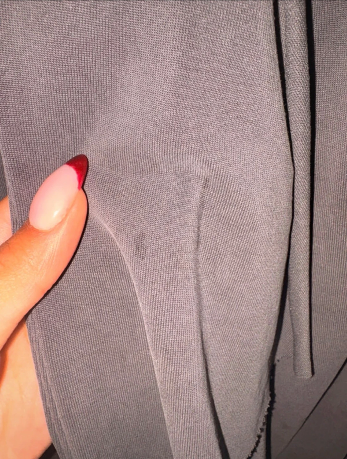 Svart omlottklänning från H&M - 1