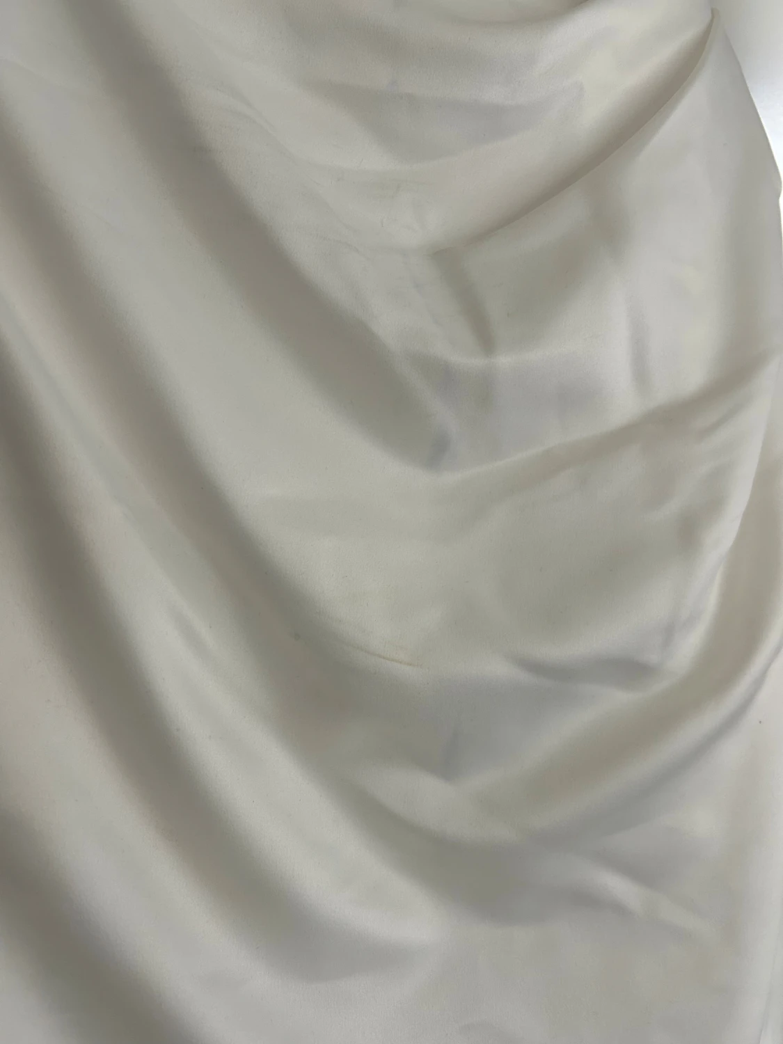 Vit axelbandslös bröllopsklänning  - 6