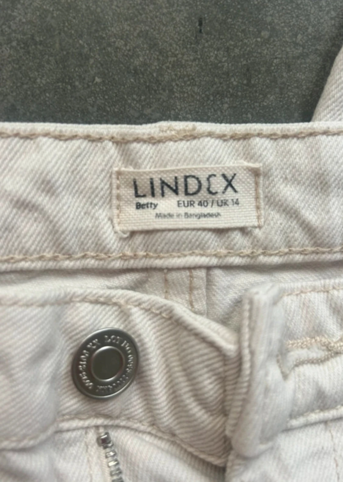 Vita jeans Betty från Lindex, strl 40 - 2