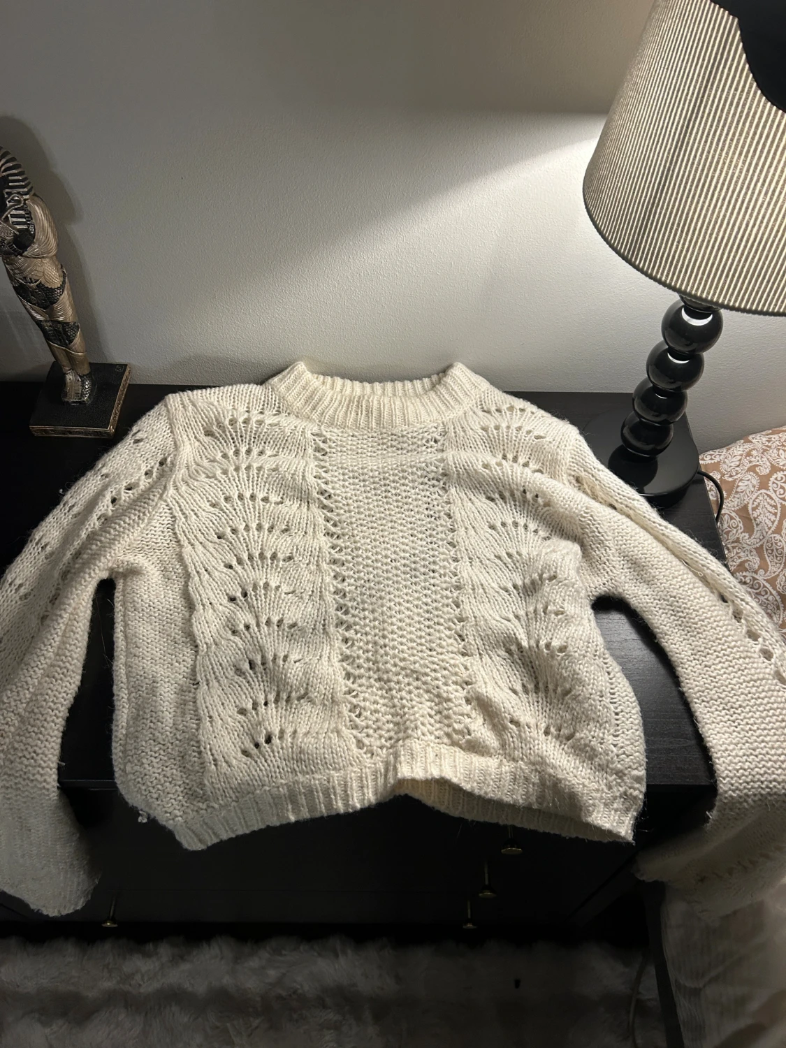 Vit stickad tröja från NA-KD - 1