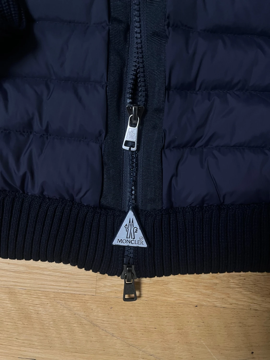 Mörkblå Moncler cardigan  - 2