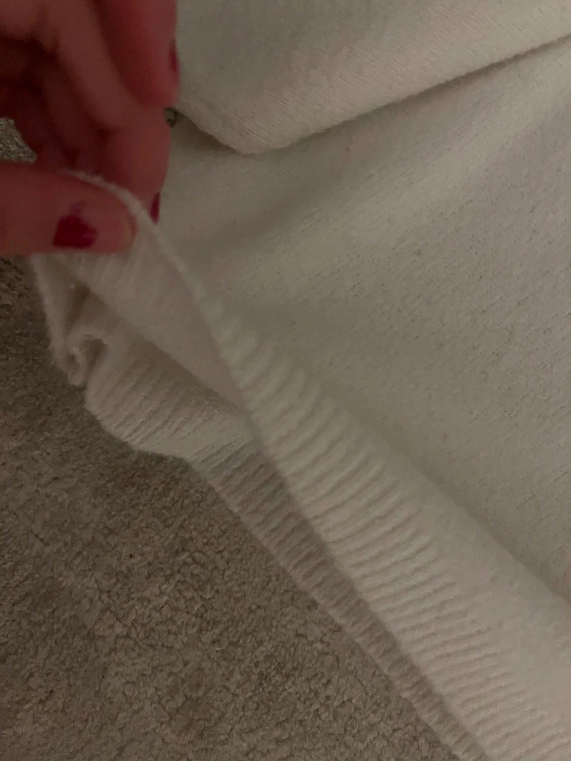 Vit stickad tröja från 157 XS - 2