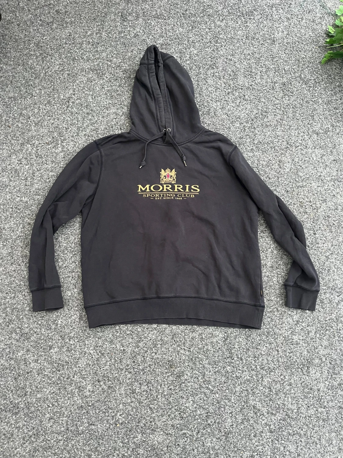 Svart hoodie från Morris  - 1