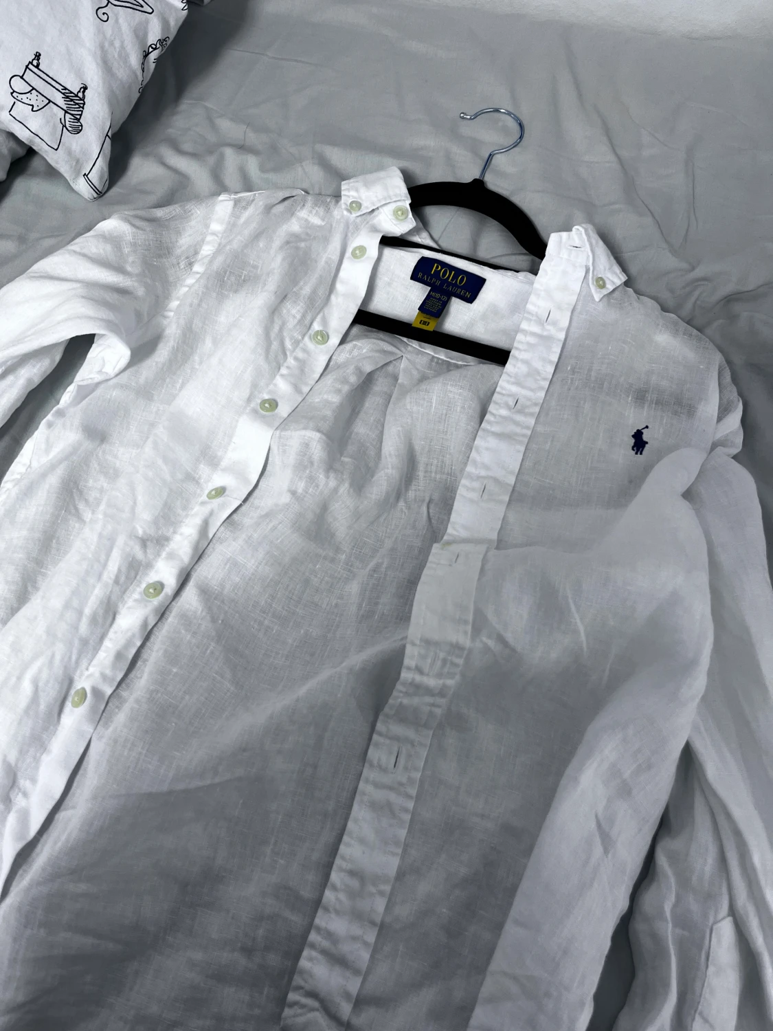 Vit linneskjorta från Polo Ralph Lauren - 1