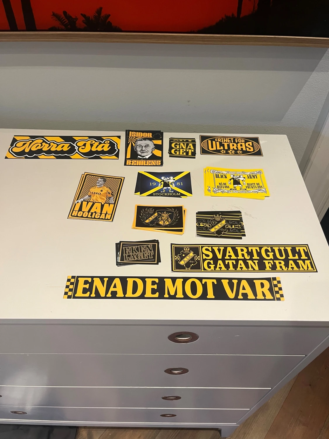 Norra Stå - AIK supporterklistermärken - 2