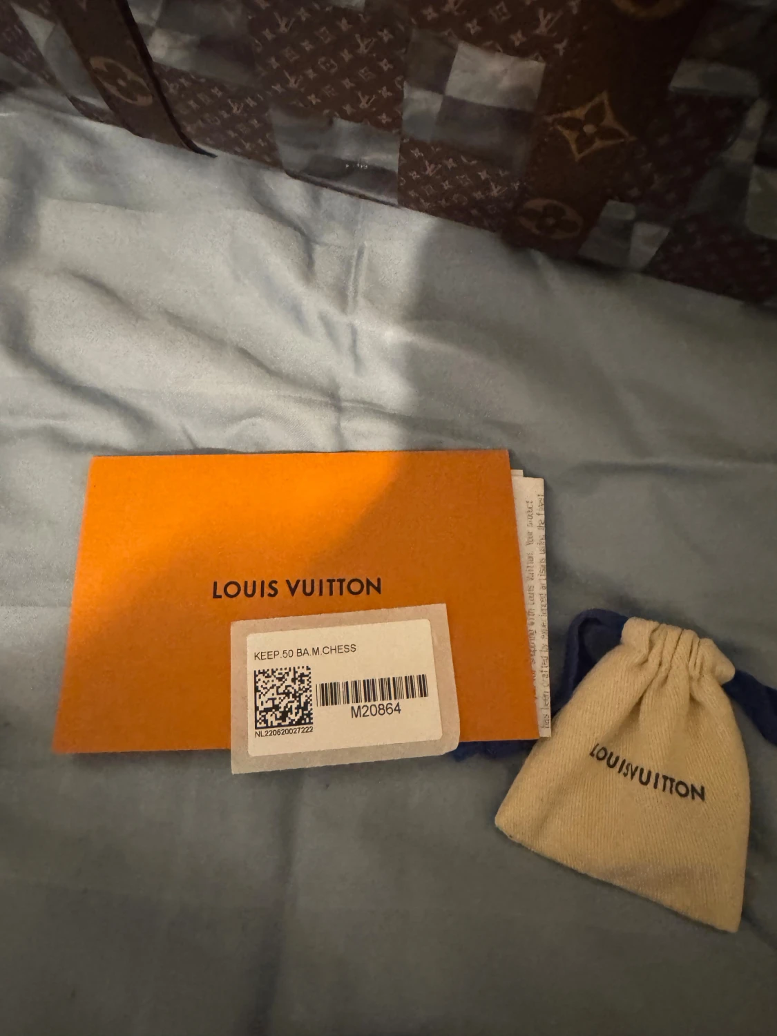 Louis Vuitton Keepall 50 Chess resväska - 3