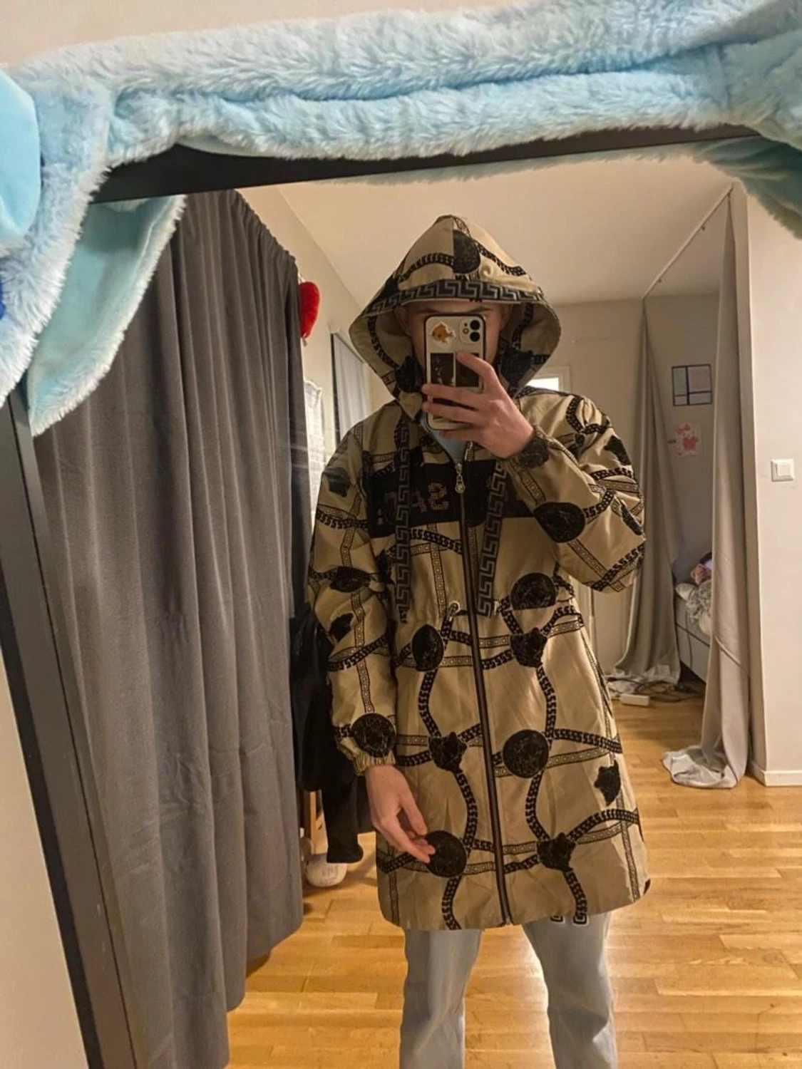 Beige Versace vindjacka  - 6