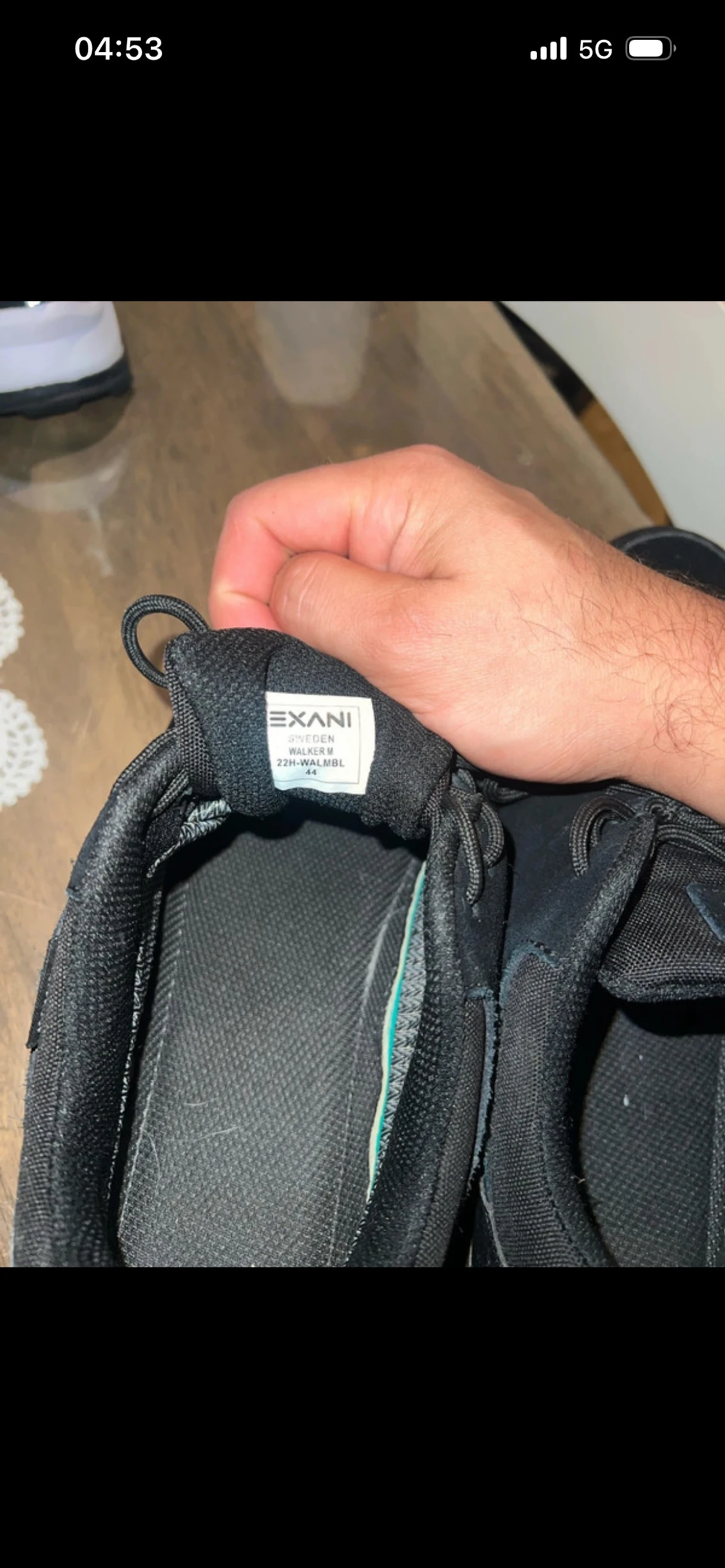 Svarta sneakers från Exani strl 44 - 3