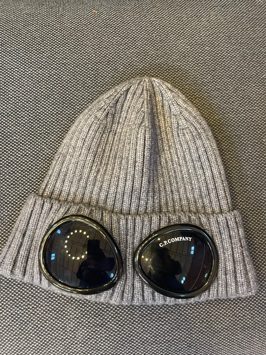 Grå C.P. Company Goggle Beanie