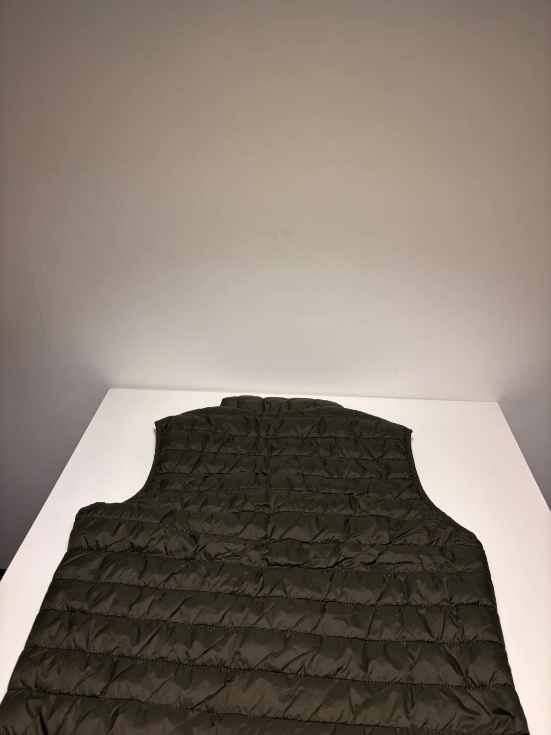 Mörkgrön quiltad dunväst - 1