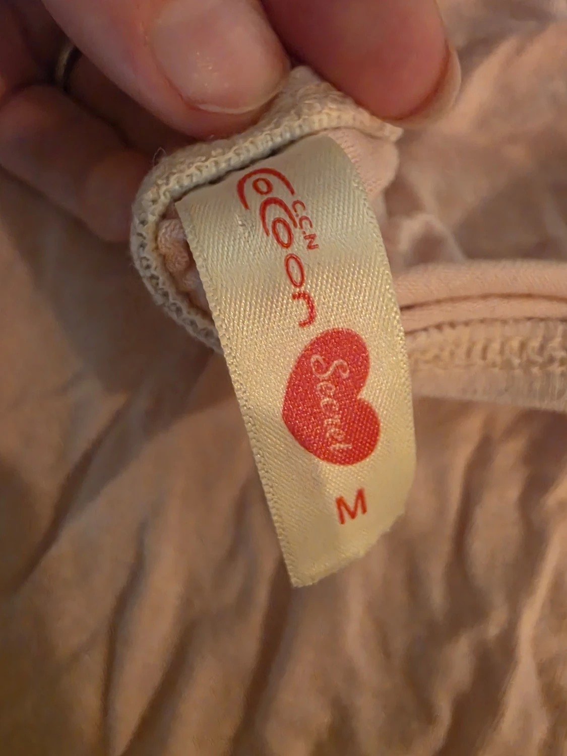 Rosa linnetopp med hjärtdetalj, Cocoon, Y2k - 3