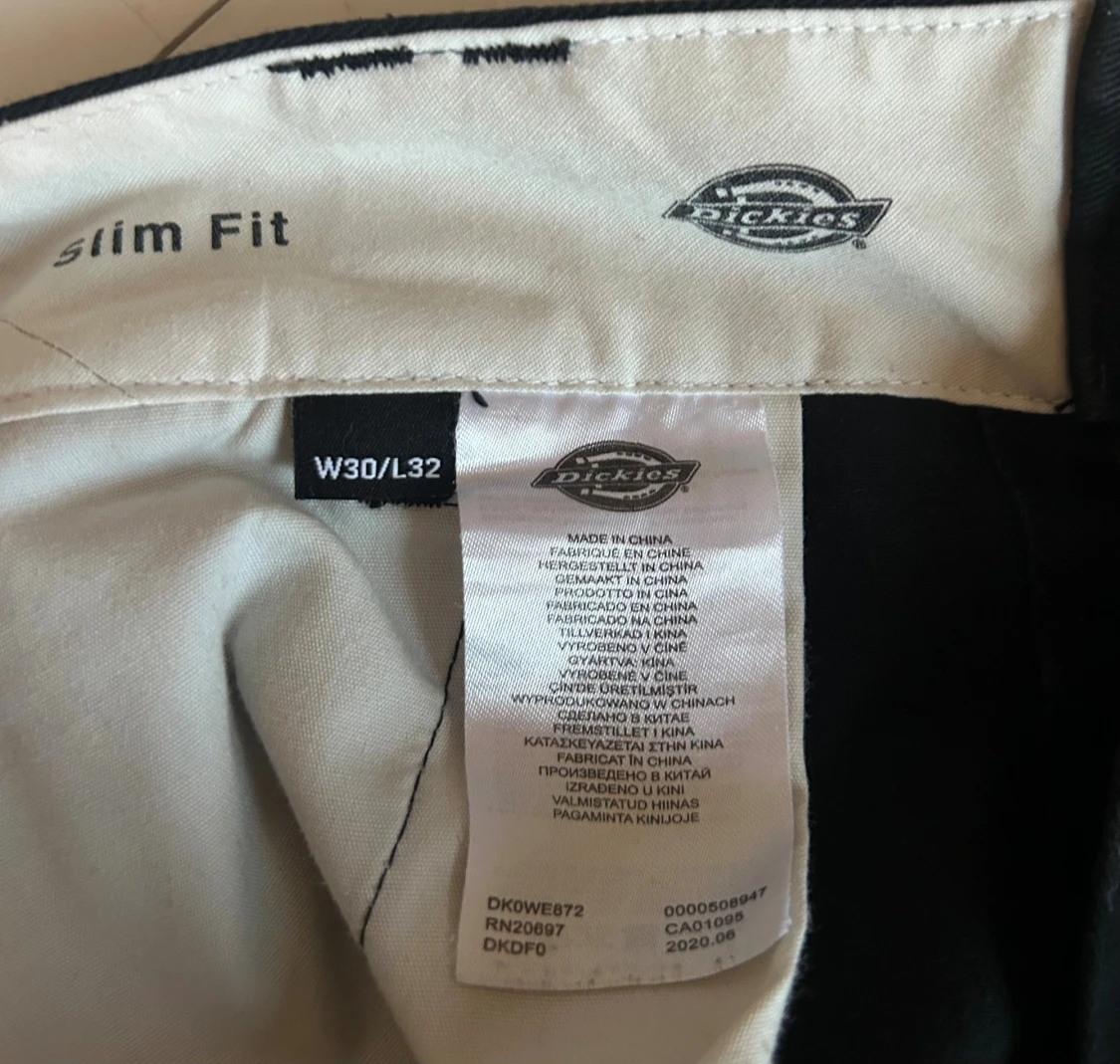 Svarta slim fit byxor från Dickies - 3