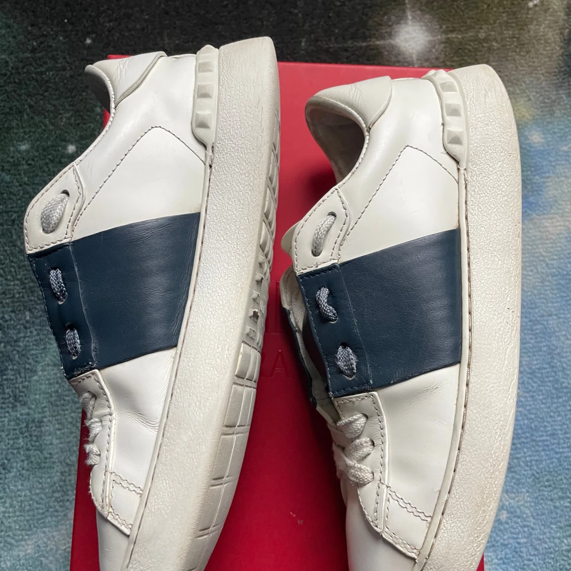 Valentino Open skor navy blue  - 4