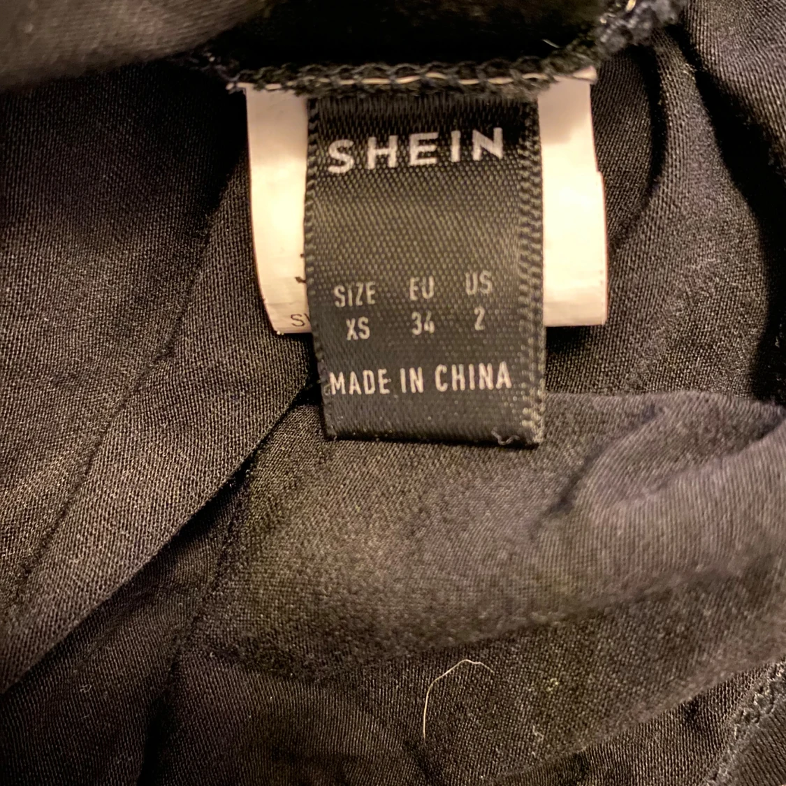 Svart polotröja från SHEIN XS - 2