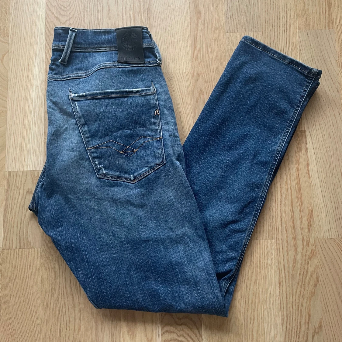 Blå Replay Anbass jeans W33 L32