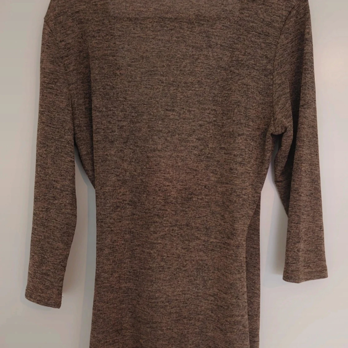 Guldbrun topp med drapering - 1