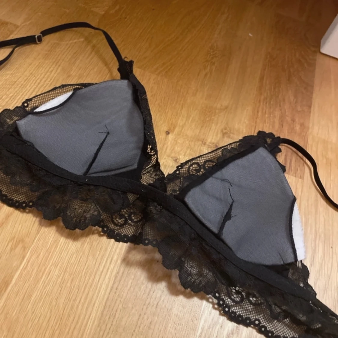 Svart spets bh - 1
