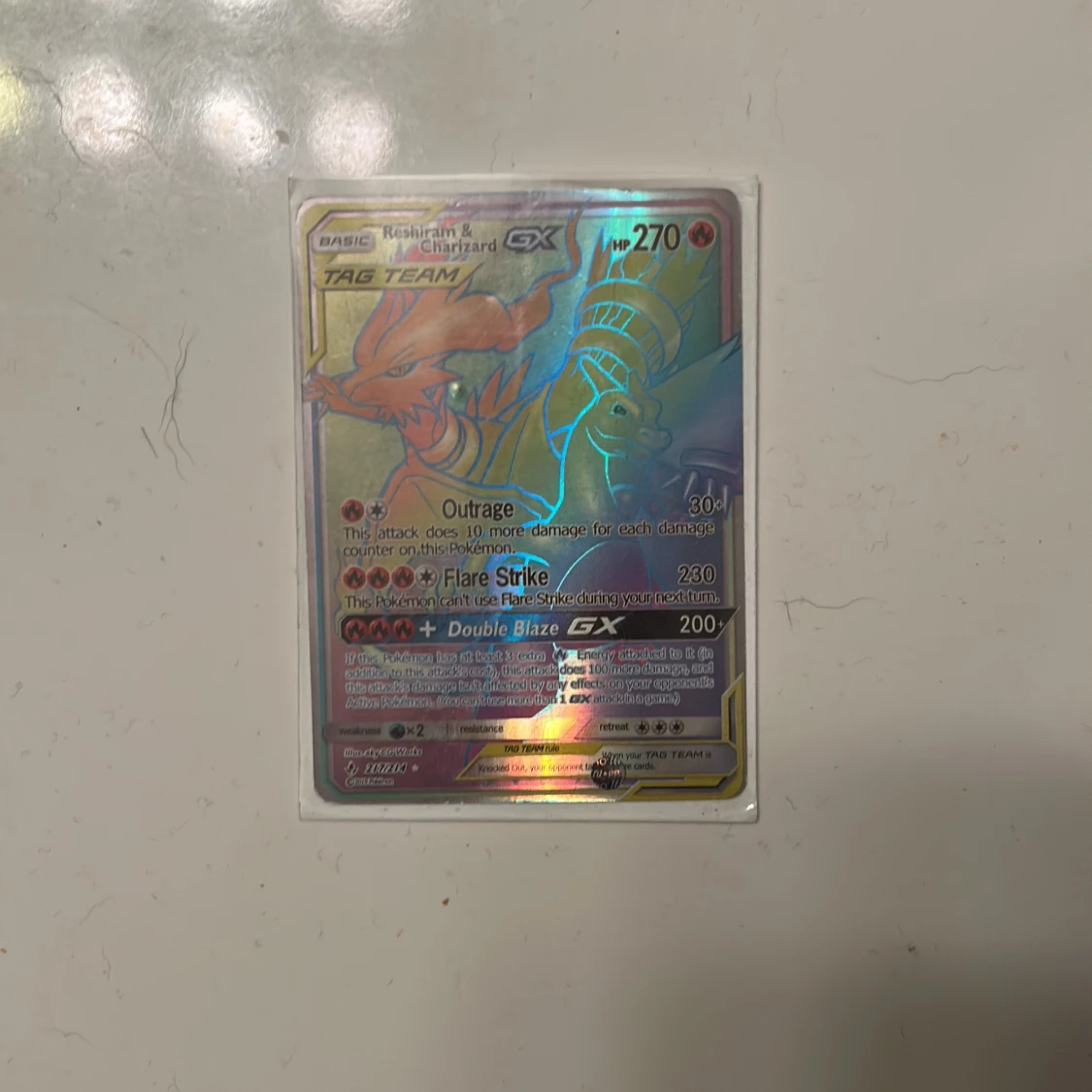 Reshiram & Charizard GX TAG TEAM