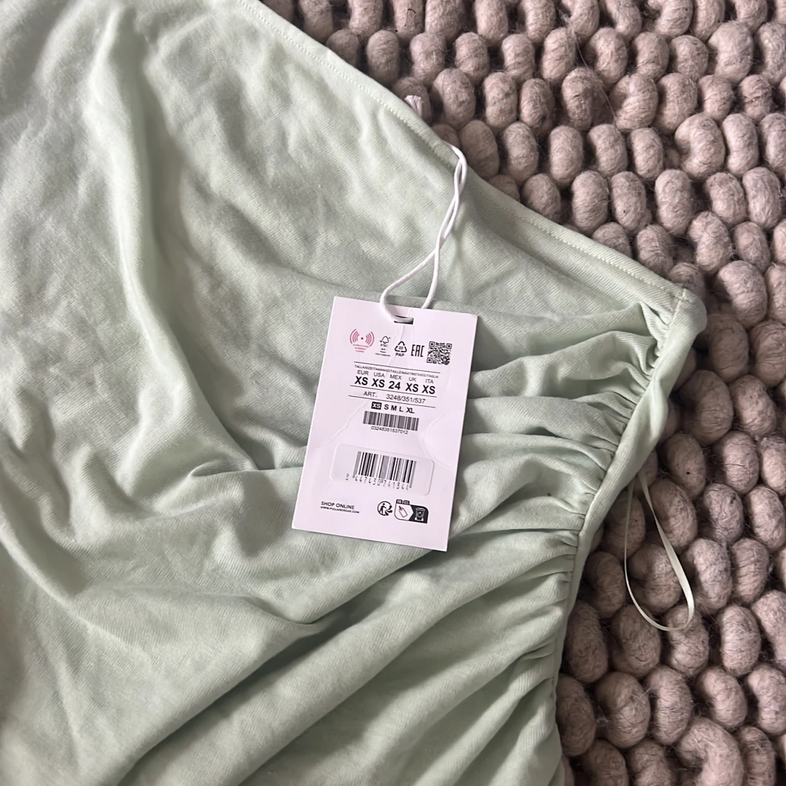 Mintgrön topp från Pull&Bear - 1