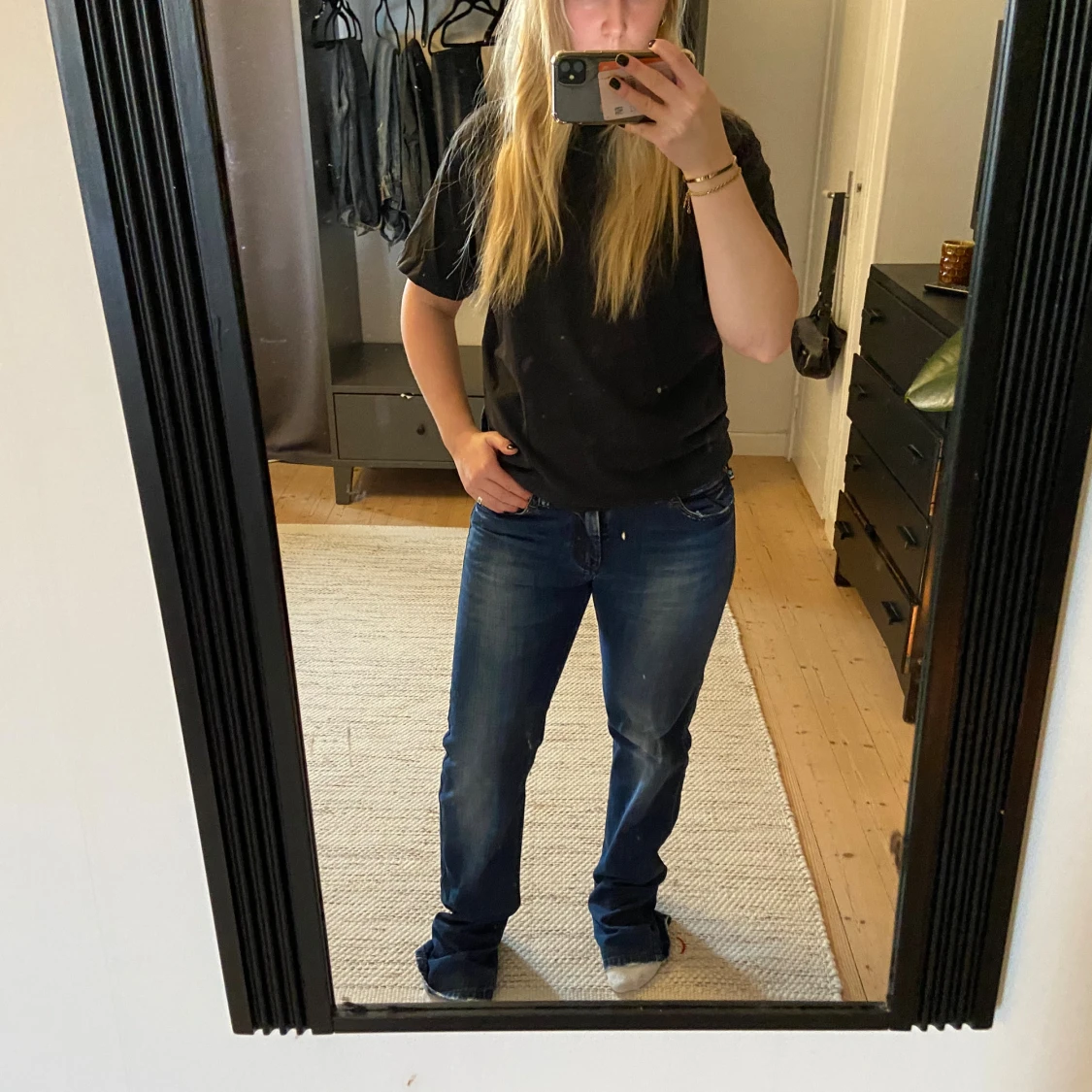 Blå raka jeans  - 2