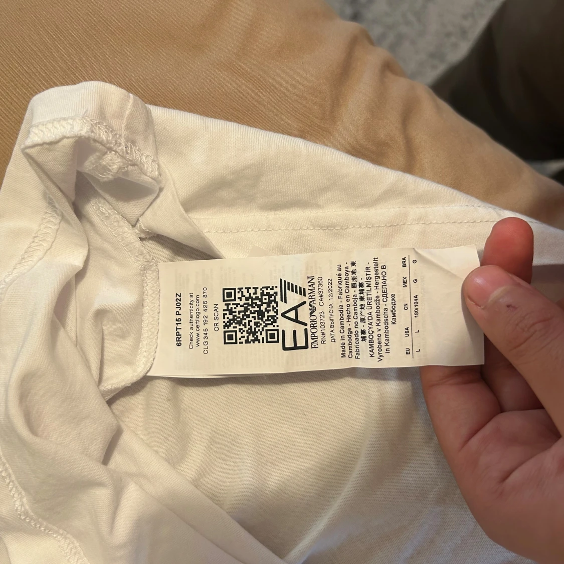 EA7 Emporio Armani vit t-shirt - 3