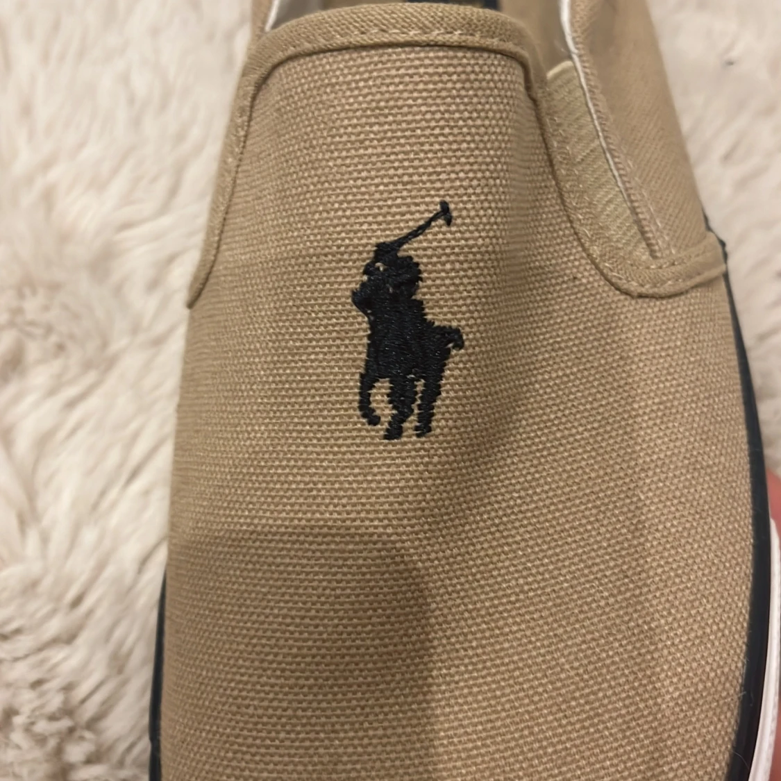 Beige slip-on sneakers Polo Ralph Lauren - 1