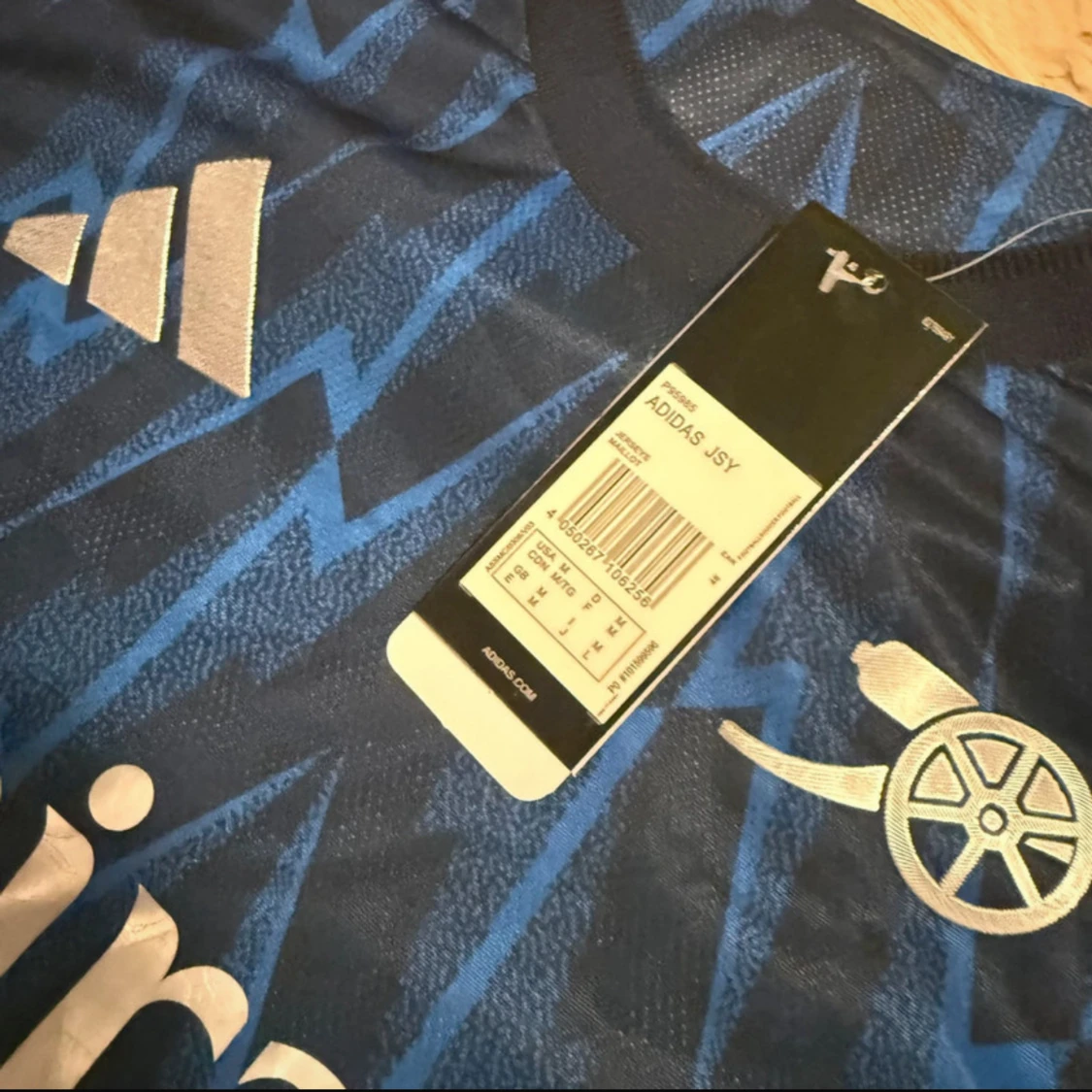Arsenal blå matchtröja Adidas M - 3