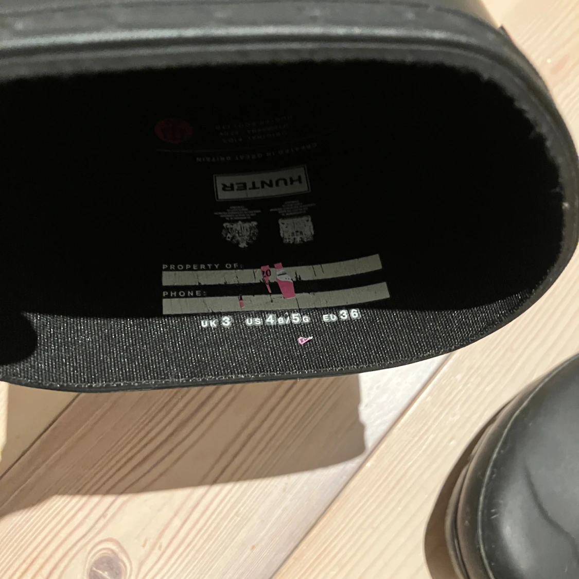 Hunterstövlar storlek 36 innermått 22,5. - 4