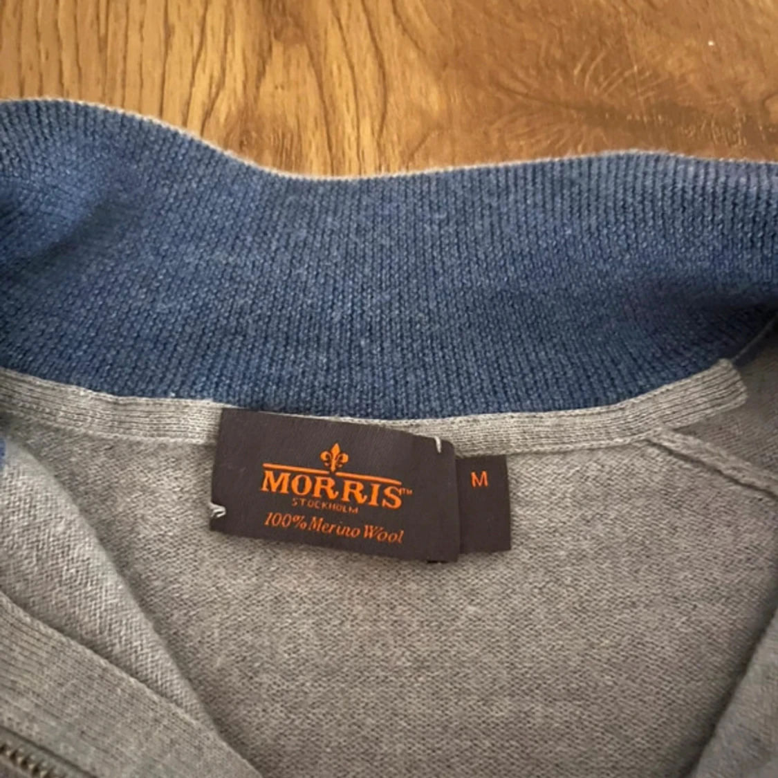 Grå merinoulltröja från Morris - 2