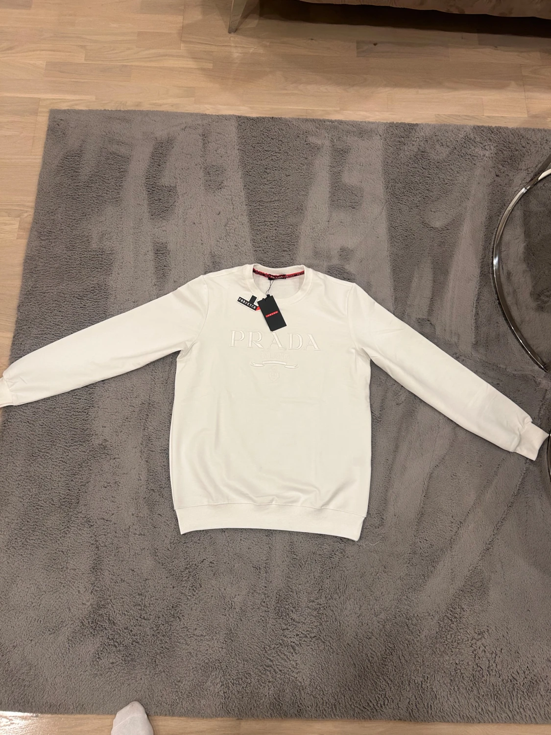 Vit sweatshirt från Prada - 1