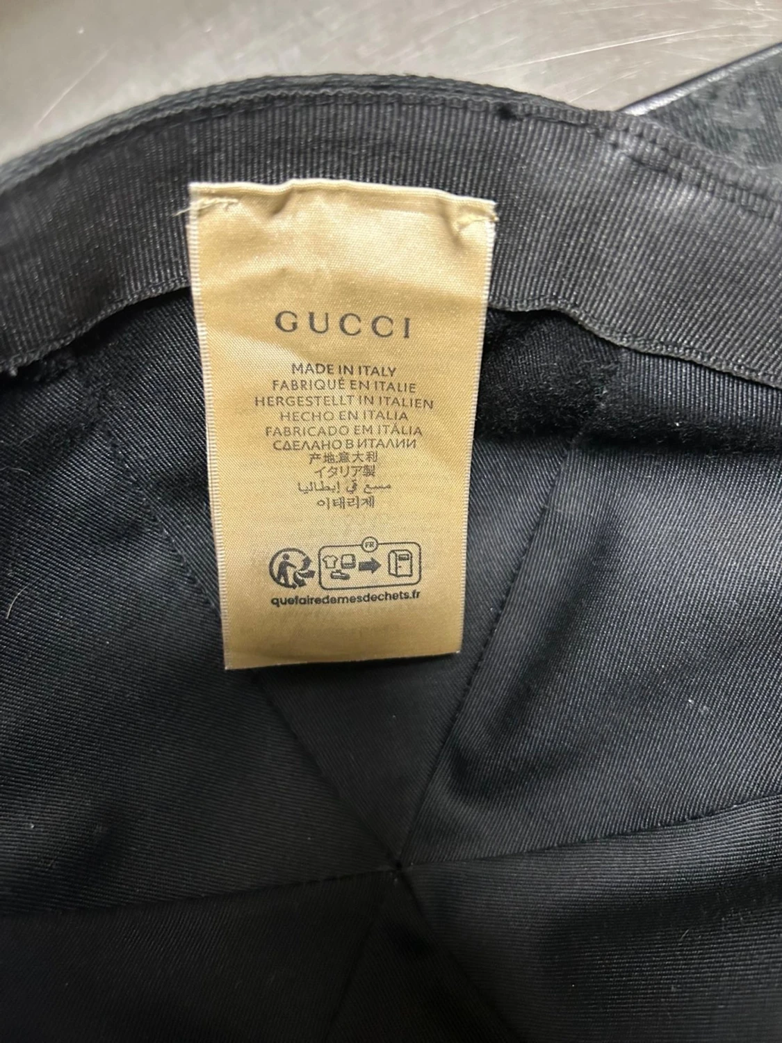 Svart Gucci keps - 4