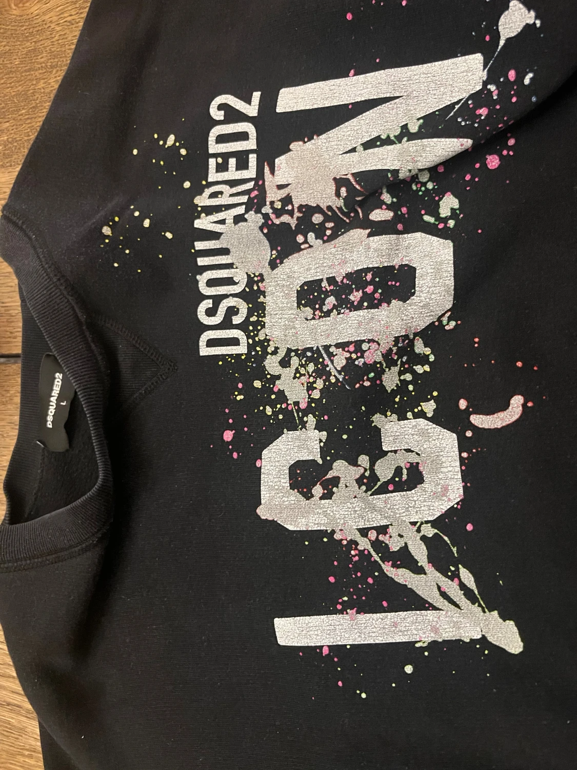 Svart Dsquared2 ICON sweatshirt L - 1