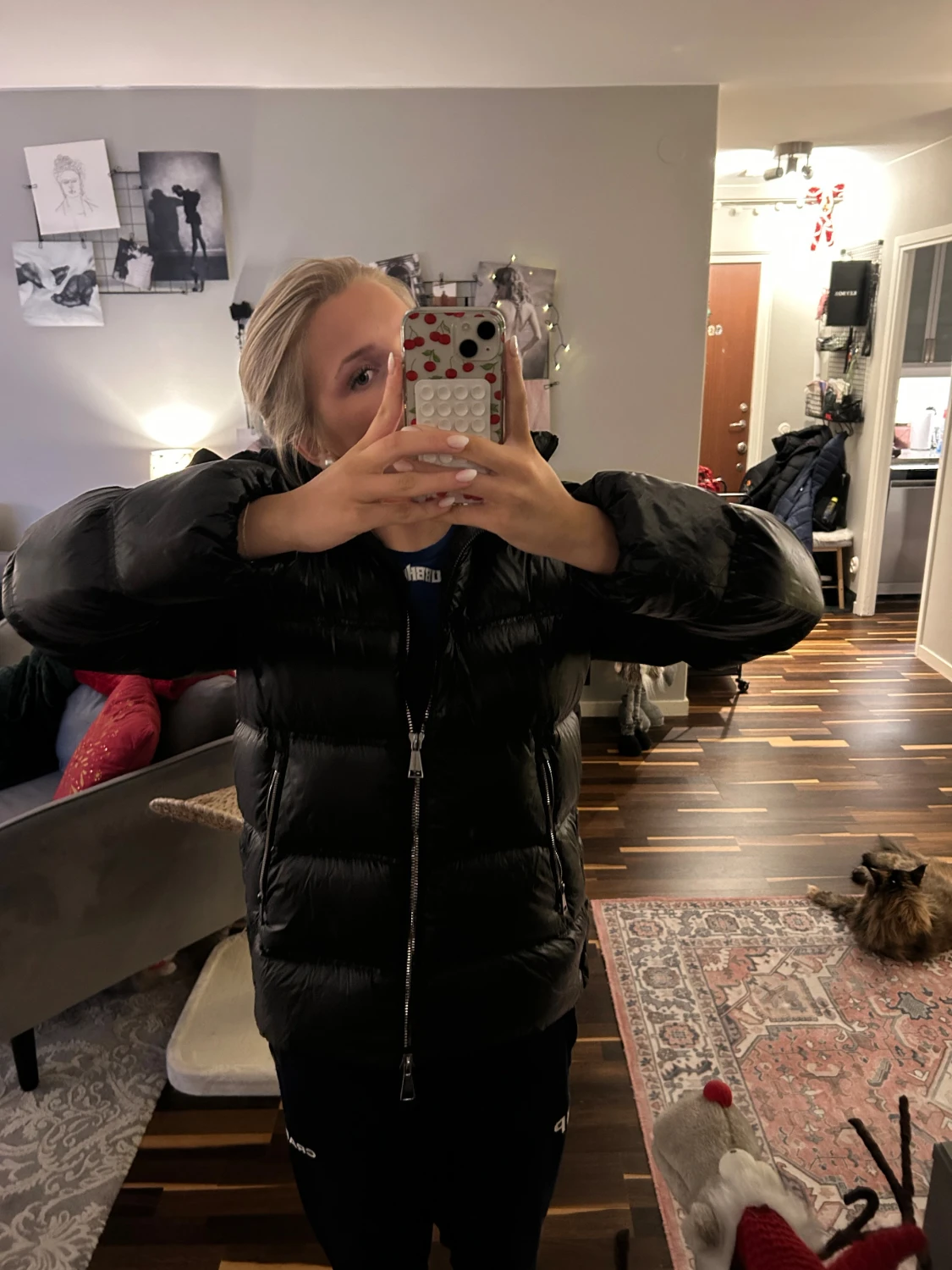 Svart pufferjacka från Massimo Dutti - 2