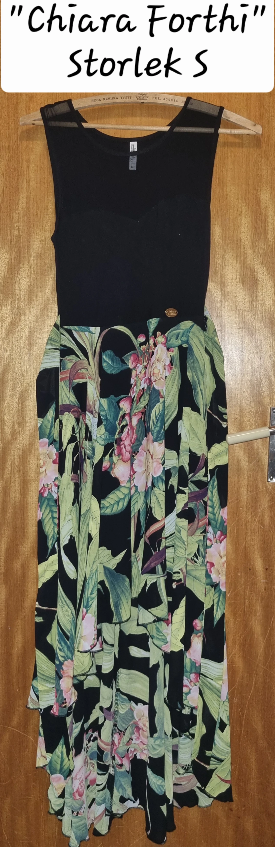 Blommig långklänning Chiara Forthi S