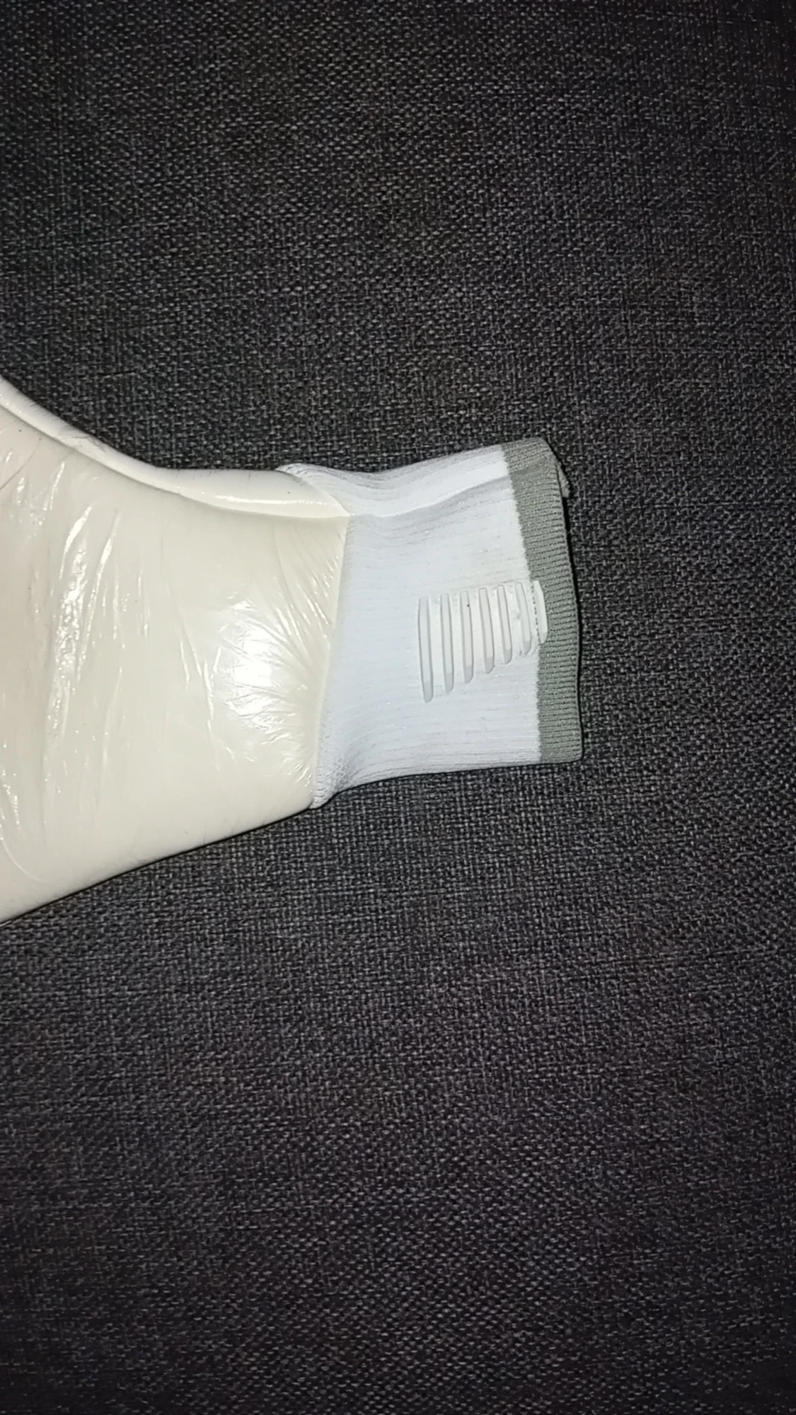 Vita målvaktshandskar med grepp - 3