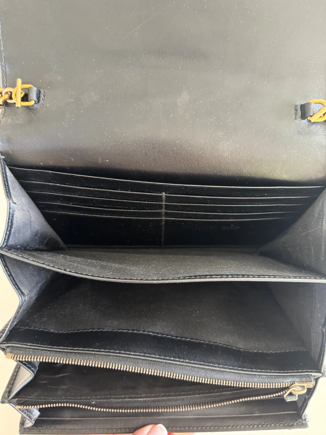 Svart Gucci axelväska i skinn - 3